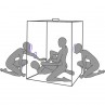 SECRET DOME KINK CLUB CABINA SCANDALE MORADO
