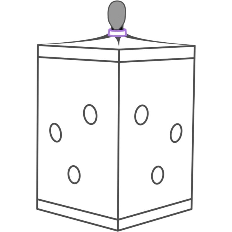 SECRET DOME KINK CLUB CABINA SCANDALE MORADO