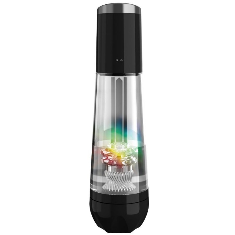 PDX ELITE VIEWTUBE MAX VIEW MASTURNADOR AUTOMaTICO CON SUCCIaN TRANSPARENTE