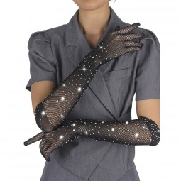 SUBBLIME 957469 GUANTES TRANSPARENTES CON BRILLO NEGRO S M