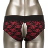 CALEXOTICS SCANDAL SET DE BRAGUITAS SIN ENTREPIERNAS CON DILDO TALLA S M