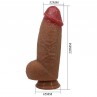 PRETTY LOVE ACHILLE DILDO ULTRA REALaSTICO 22 CM