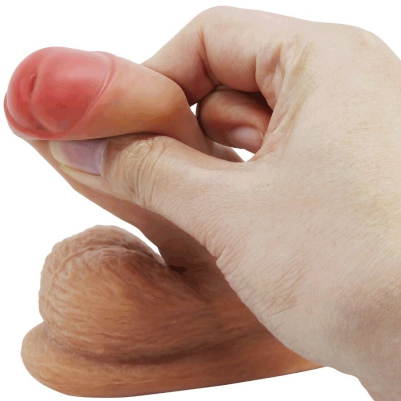 PRETTY LOVE WARNELL DILDO ULTRA REALaSTICO Y ELaSTICO 95 CM MULATO