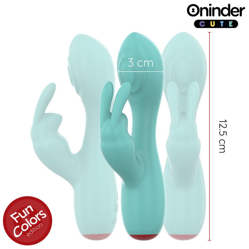 ONINDER CUTE LOVE BUNNY VIBRADOR PUNTO G Y CLaTORIS APP MUNDIAL GRATUITA