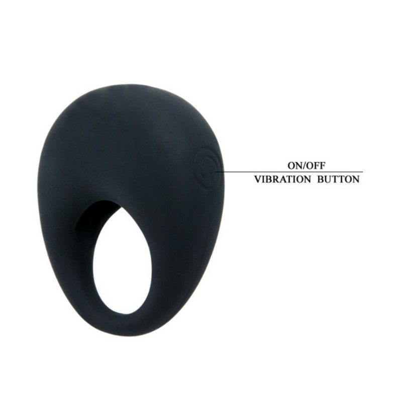 PRETTY LOVE TRAP ANILLO VIBRADOR NEGRO