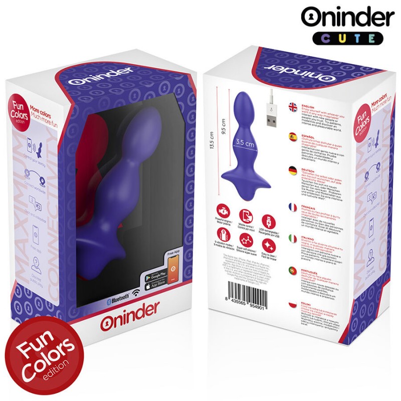 ONINDER CUTE LOVE BUTT VIBRADOR PLUG ANAL DILATADOR APP MUNDIAL GRATUITA