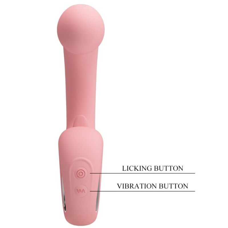 PRETTY LOVE ERYNNYES VIBRADOR PUNTO G ESTIMULADOR CLaTORIS 10 VIBRACIONES ROSA