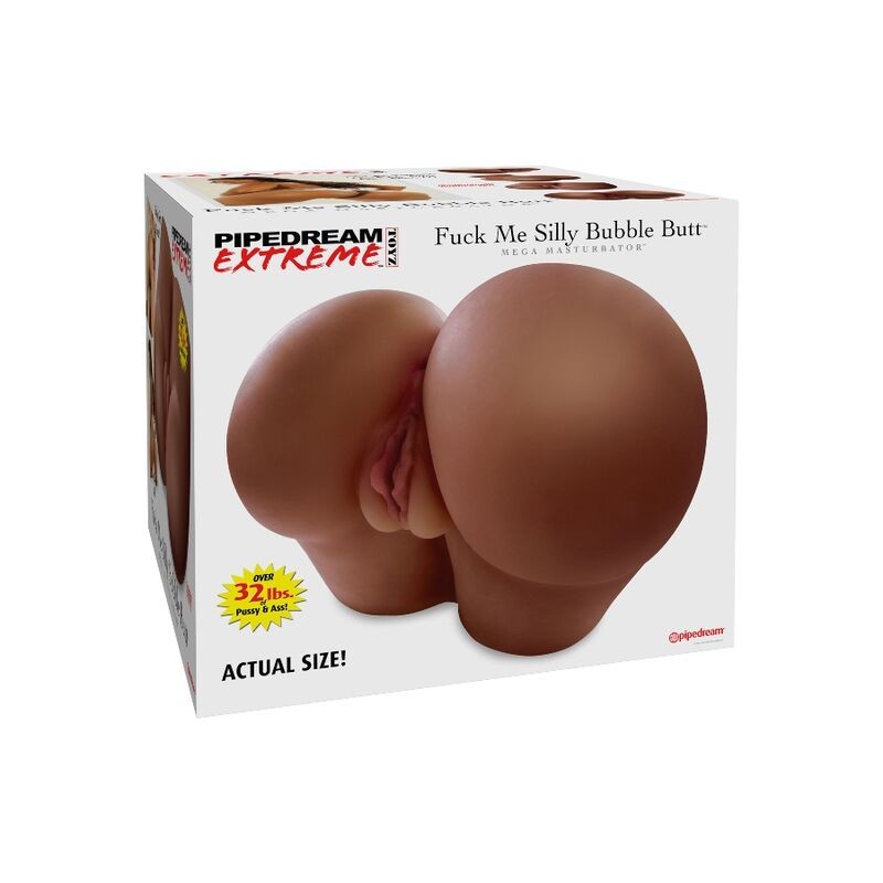 EXTREME TOYZ PIPEDREAMS FUCK ME SILLY VAGINA Y CULO REALaSTICO NEGRO