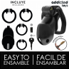 ADDICTED TOYS LOCKED MINDNIGHT CELL JAULA PARA PENE 42 CM TALLA M