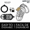 ADDICTED TOYS LOCKED IRON CELL JAULA PARA PENE DE METAL 4 CM TALLA S
