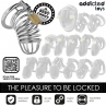 ADDICTED TOYS LOCKED IRON CELL JAULA PARA PENE DE METAL 4 CM TALLA S