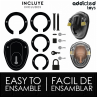 ADDICTED TOYS LOCKED KEYLESS RESTRAINT JAULA PARA PENE 115 CM