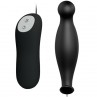 PRETTY LOVE PLUG ANAL SILICONA 12 MODOS VIBRACIaN NEGRO