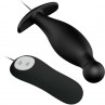 PRETTY LOVE PLUG ANAL SILICONA 12 MODOS VIBRACIaN NEGRO
