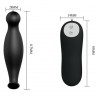 PRETTY LOVE PLUG ANAL SILICONA 12 MODOS VIBRACIaN NEGRO