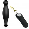 PRETTY LOVE PLUG ANAL SILICONA 12 MODOS VIBRACIaN NEGRO