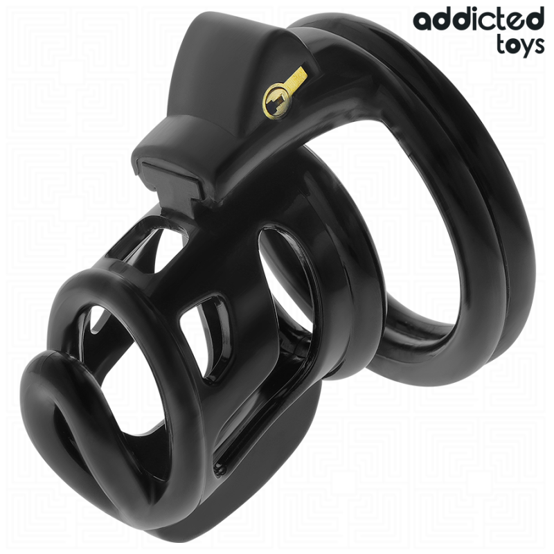 ADDICTED TOYS LOCKED GILDEN CAGE JAULA PARA PENE DE SILICONA 85 CM
