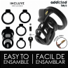 ADDICTED TOYS LOCKED GILDEN CAGE JAULA PARA PENE DE SILICONA 85 CM