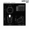 ADDICTED TOYS LOCKED GILDEN CAGE JAULA PARA PENE DE SILICONA 85 CM