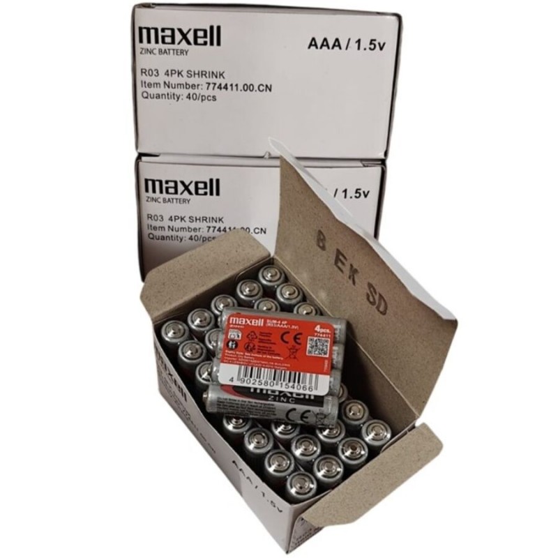 MAXELL PILA SALINA MANGANESO AAA R03 RETRACTIL4