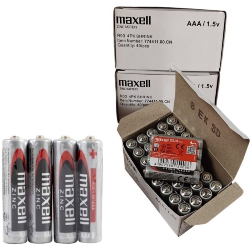 MAXELL PILA SALINA MANGANESO AAA R03 RETRACTIL4