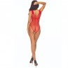 PASSION BS109 BOSYSTOCKING MARIPOSA ROJO