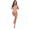 PASSION BS114 BODYSTOCKING REJILLA BLANCO