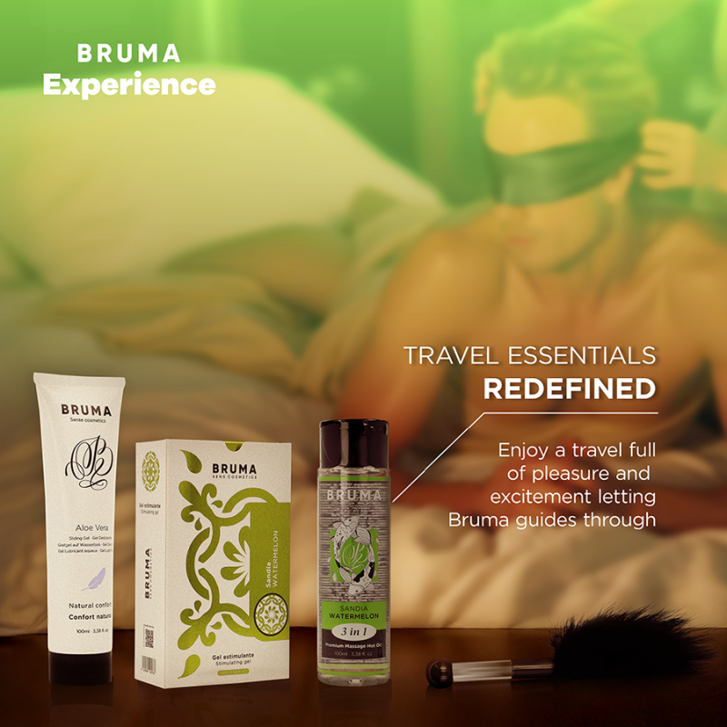 BRUMA XPERIENCE KIT TENTACIaN DULCE SANDaA CON POTENCIADOR DE ORGASMOS