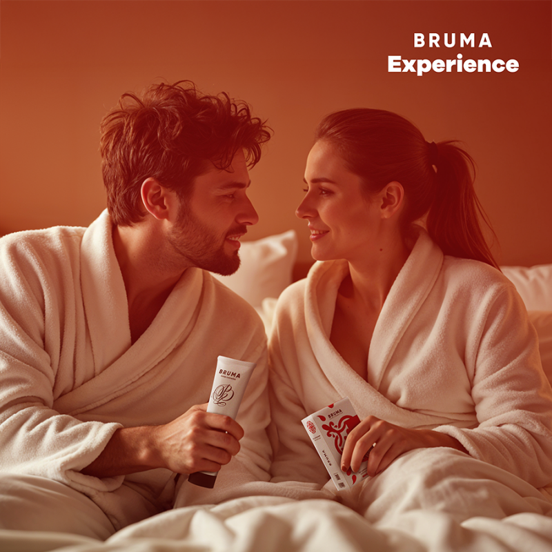 BRUMA XPERIENCE KIT TENTACIaN DULCE FRESA CON POTENCIADOR DE ORGASMOS