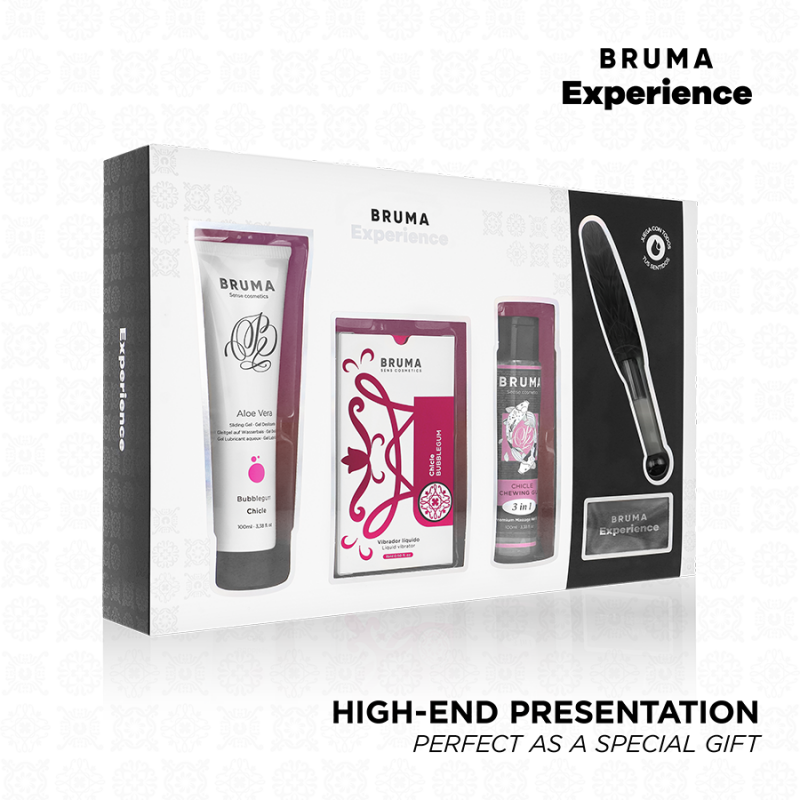 BRUMA XPERIENCE KIT TENTACIaN DULCE CHICLE VIBRO ORGaSMICA