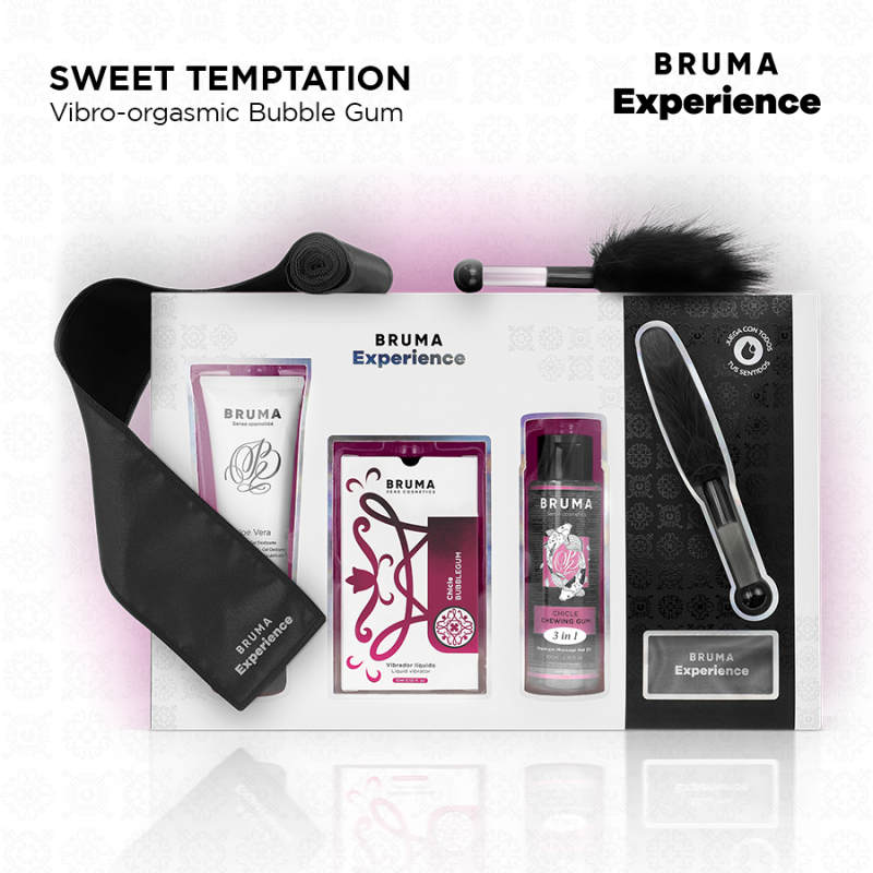 BRUMA XPERIENCE KIT TENTACIaN DULCE CHICLE VIBRO ORGaSMICA