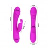 PRETTY LOVE SMART VIBRADOR CON RABBIT 30 MODOS HUNTER