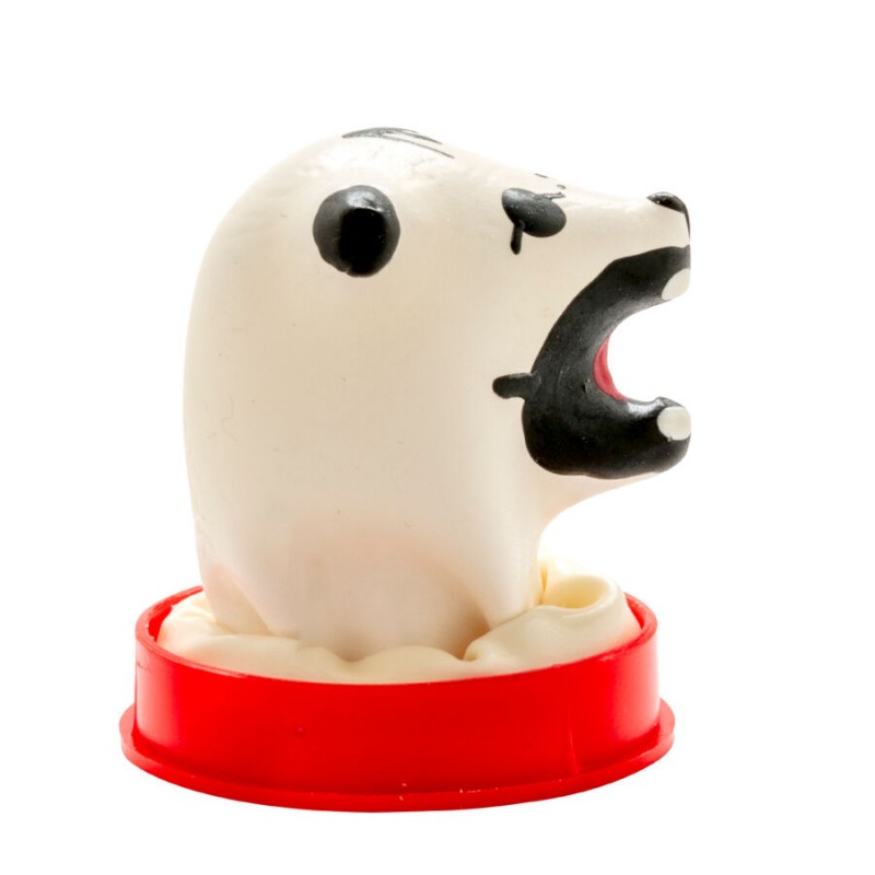 CONDOMERIE PRESERVATIVO DECORATIVO PINTADO A MANO OSO POLAR