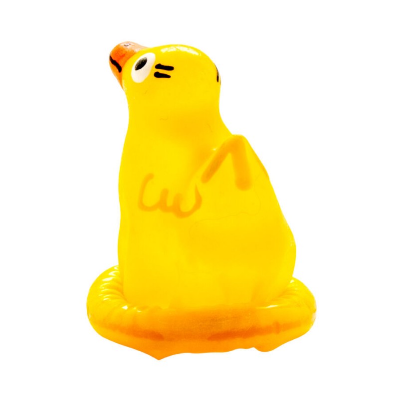 CONDOMERIE PRESERVATIVO DECORATIVO PINTADO A MANO PATO