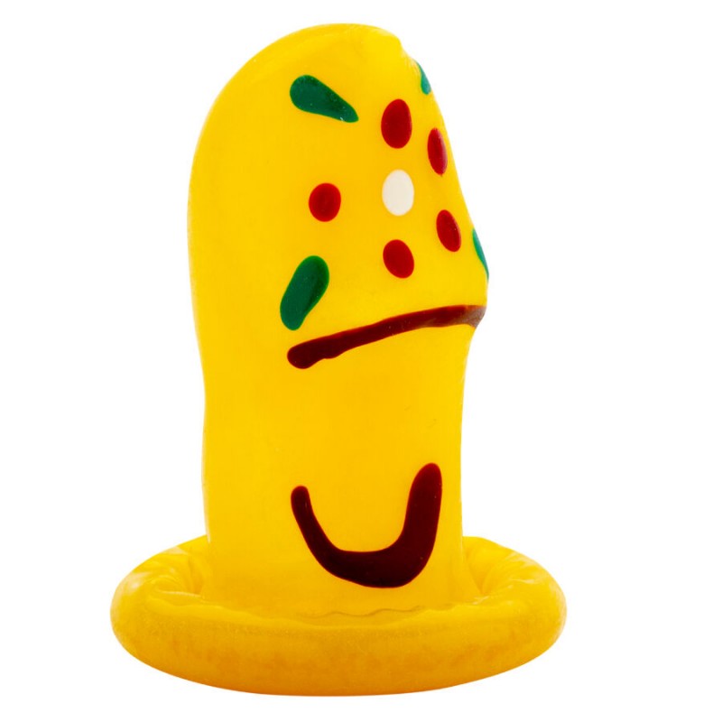 CONDOMERIE PRESERVATIVO DECORATIVO PINTADO A MANO ZUECO