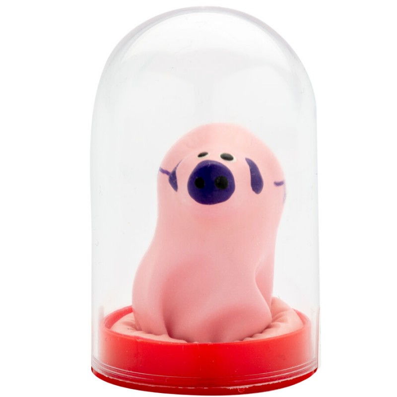 CONDOMERIE PRESERVATIVO DECORATIVO PINTADO A MANO CERDO PEQUEaO