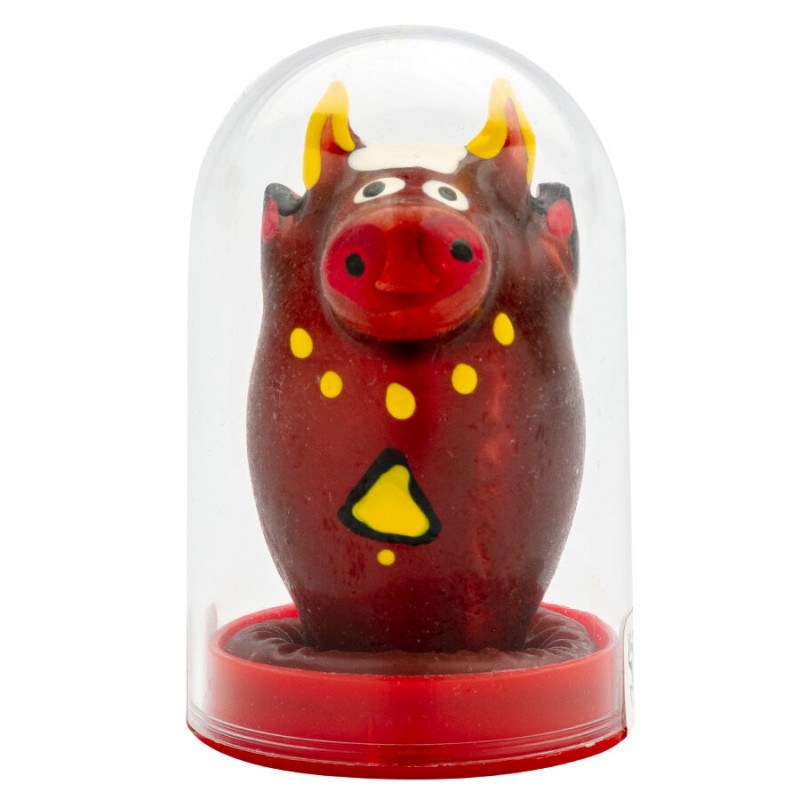 CONDOMERIE PRESERVATIVO DECORATIVO PINTADO A MANO TORO MODELO 1