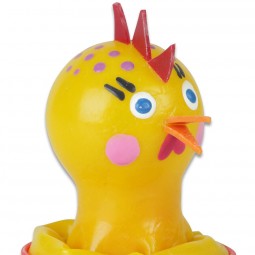 CONDOMERIE PRESERVATIVO DECORATIVO PINTADO A MANO POLLO PEGADO