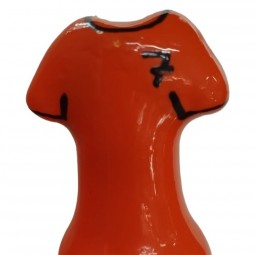 CONDOMERIE PRESERVATIVO DECORATIVO PINTADO A MANO CAMISA NARANJA
