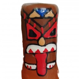CONDOMERIE PRESERVATIVO DECORATIVO PINTADO A MANO TaTEM TIKI 01