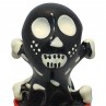 CONDOMERIE PRESERVATIVO DECORATIVO PINTADO A MANO CALAVERA NEGRA MODELO 2