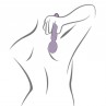 ROCKS OFF ORIEL VIBRADOR WAND FLEXIBLE FUCSIA