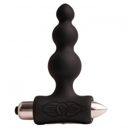 ROCKS OFF PETITE SENSATIONS BUBBLES PLUG ANAL VIBRADOR NEGRO