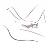 ROCKS OFF GEMINI VIBRADOR DUAL PUNTO G Y ESTIMULADOR CLaTORIS MORADO