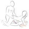 ROCKS OFF GEMINI VIBRADOR DUAL PUNTO G Y ESTIMULADOR CLaTORIS MORADO