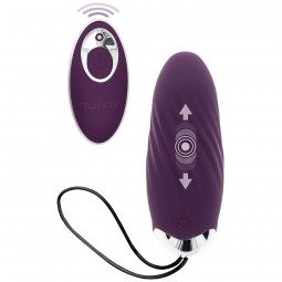 TOYJOY HAPPINESS KNOCK KNOCK EGGSTAVAGANT VIBRADOR CON CONTROL REMOTO MORADO