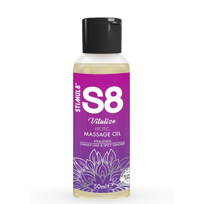 STIMUL8 S8 CAJA DE ACEITE DE MASAJE 3 X 50 ML