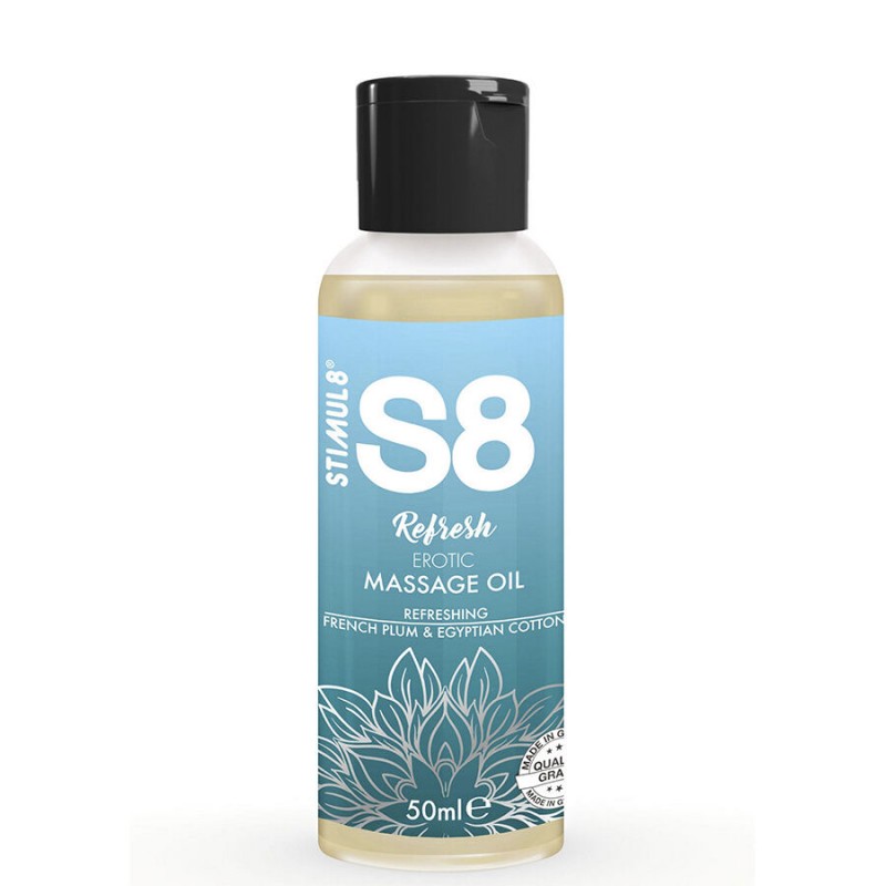 STIMUL8 S8 REFRESH ACEITE DE MASAJE ERaTICO ALGODaN 50 ML