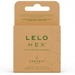 LELO HEX ORGANIC PRESERVATIVO CAJA 3 UDS
