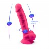 SILEXD PENE REALaSTICO MODELO 18 ROSA VIBRACIaN CONTROL REMOTO LRS